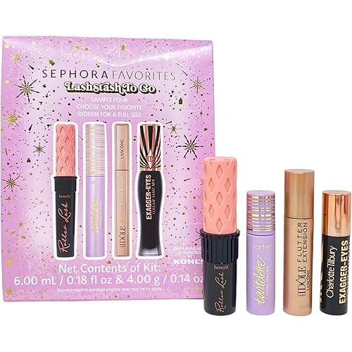 Sephora Favorites LashStash To Go Limited Edition 4-Piece Mini Mascara Set