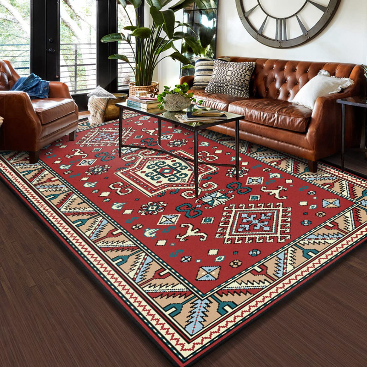 Amazon｜[NHYGDY] カーペット ダマスク柄 アンティーク 絨毯 シリーズ