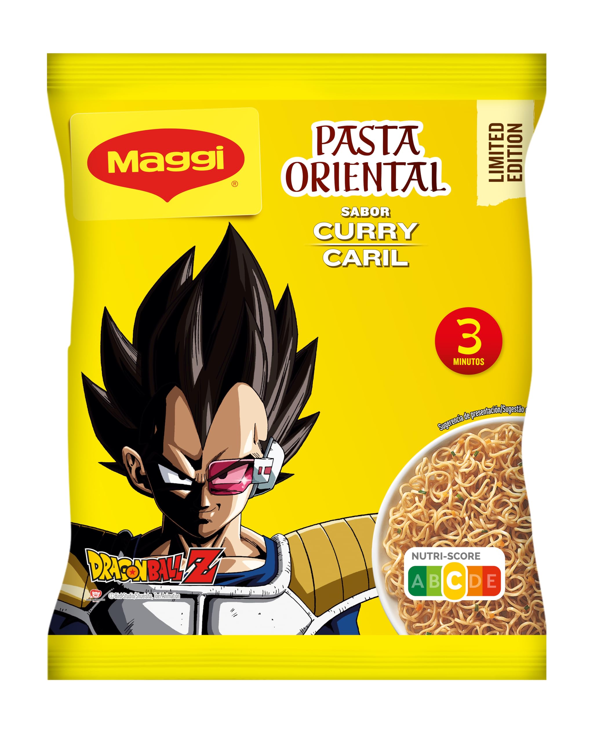 Maggi Pasta Oriental Curry pack de 10 Listo en 3 minutos