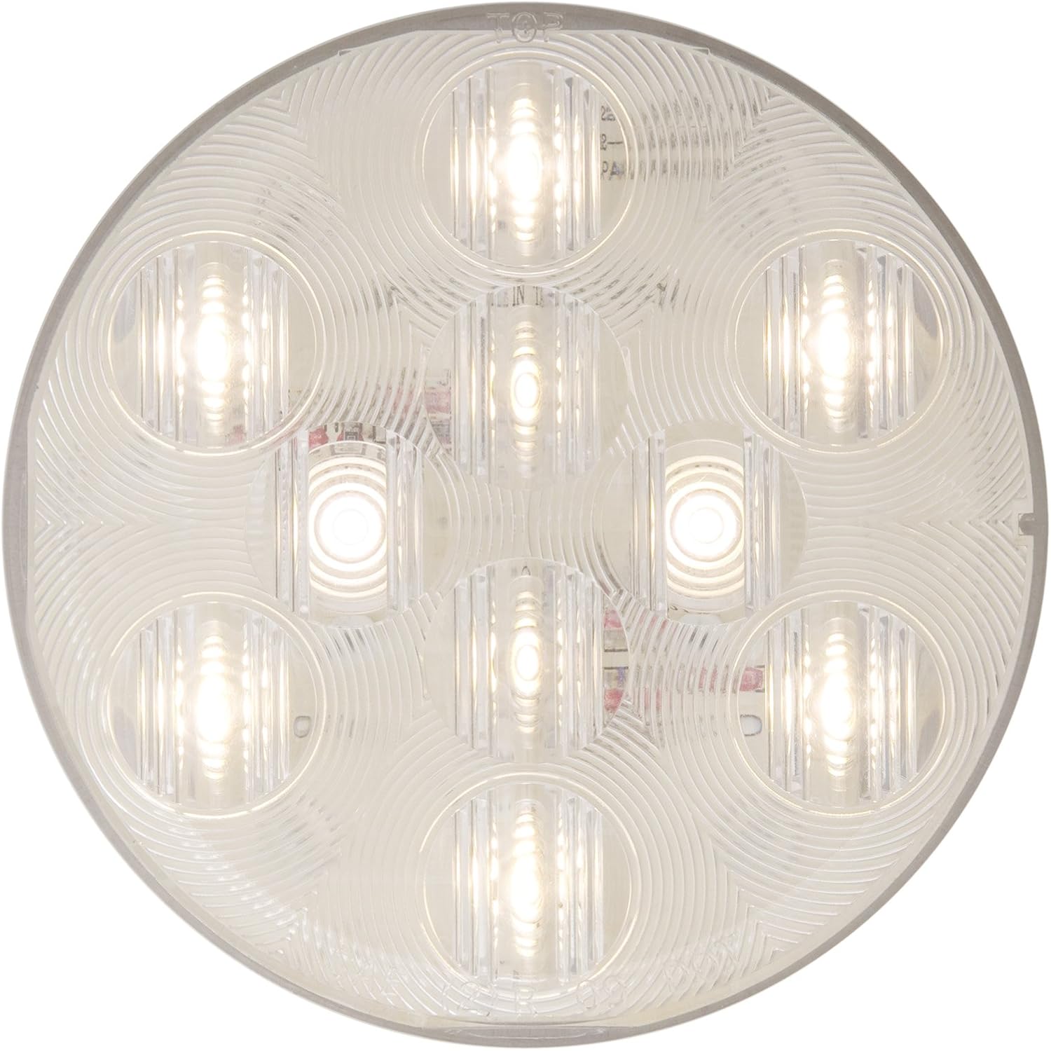 Optronics BUL11CMBP Clear 4" Round Sealed DOT LED Back-Up Light, White