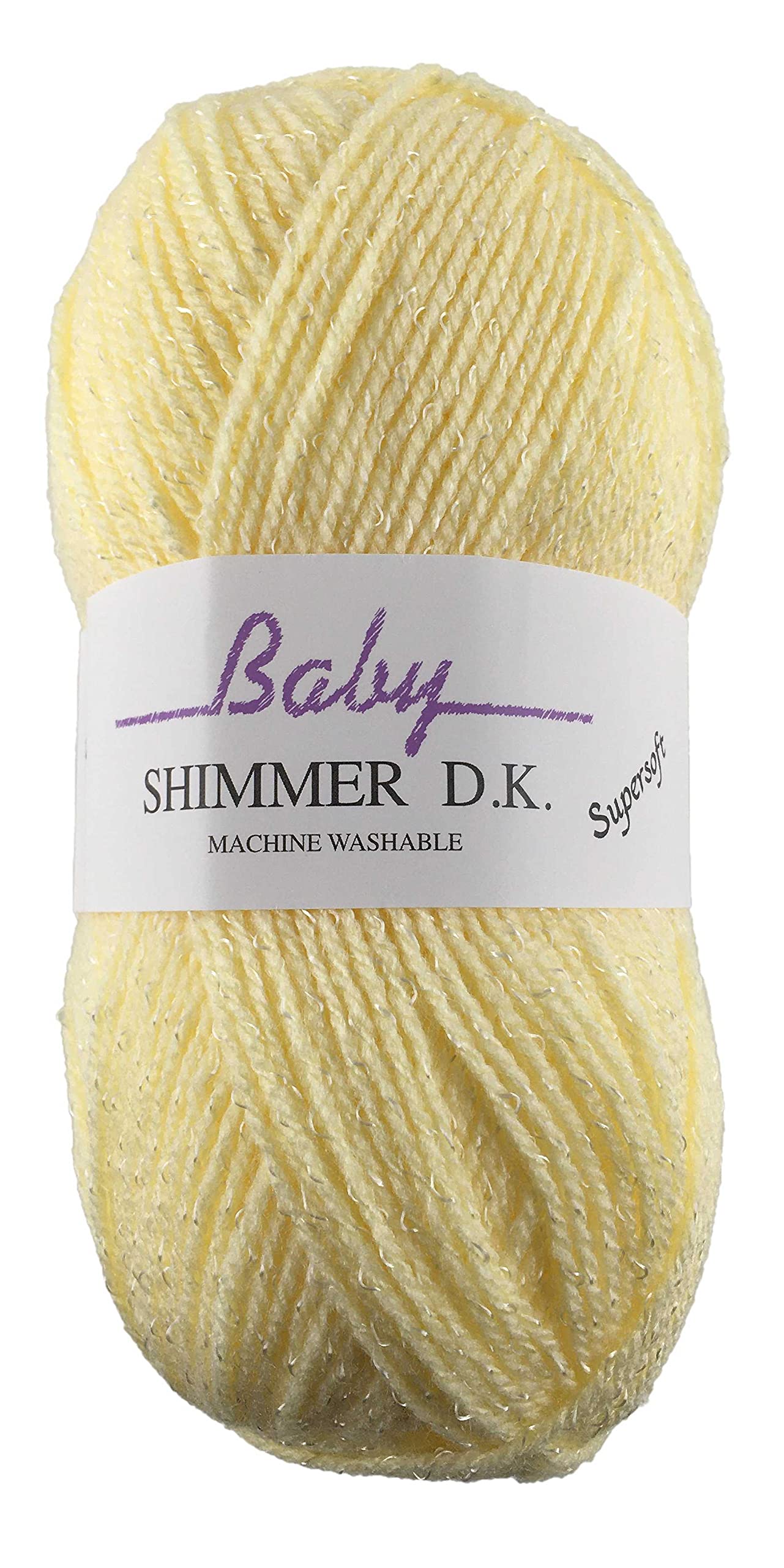 James C Brett Yellow Baby Shimmer Dk Wool/Yarn - Bs2 Lemon