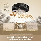 DREAME D30 Ultra Robot Vacuum Cleaner - Powerful 25,000 Pa Suction, All-in-One Base Station with 100 Days of Automatic Vacuum, MopExtend Technology for Edge Cleaning, Avoid - 5