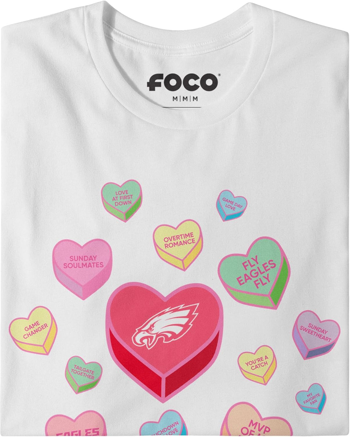FOCO Unisex NFL Team Logo Sweet Talk Short Sleeve T-Shirt - Image 4