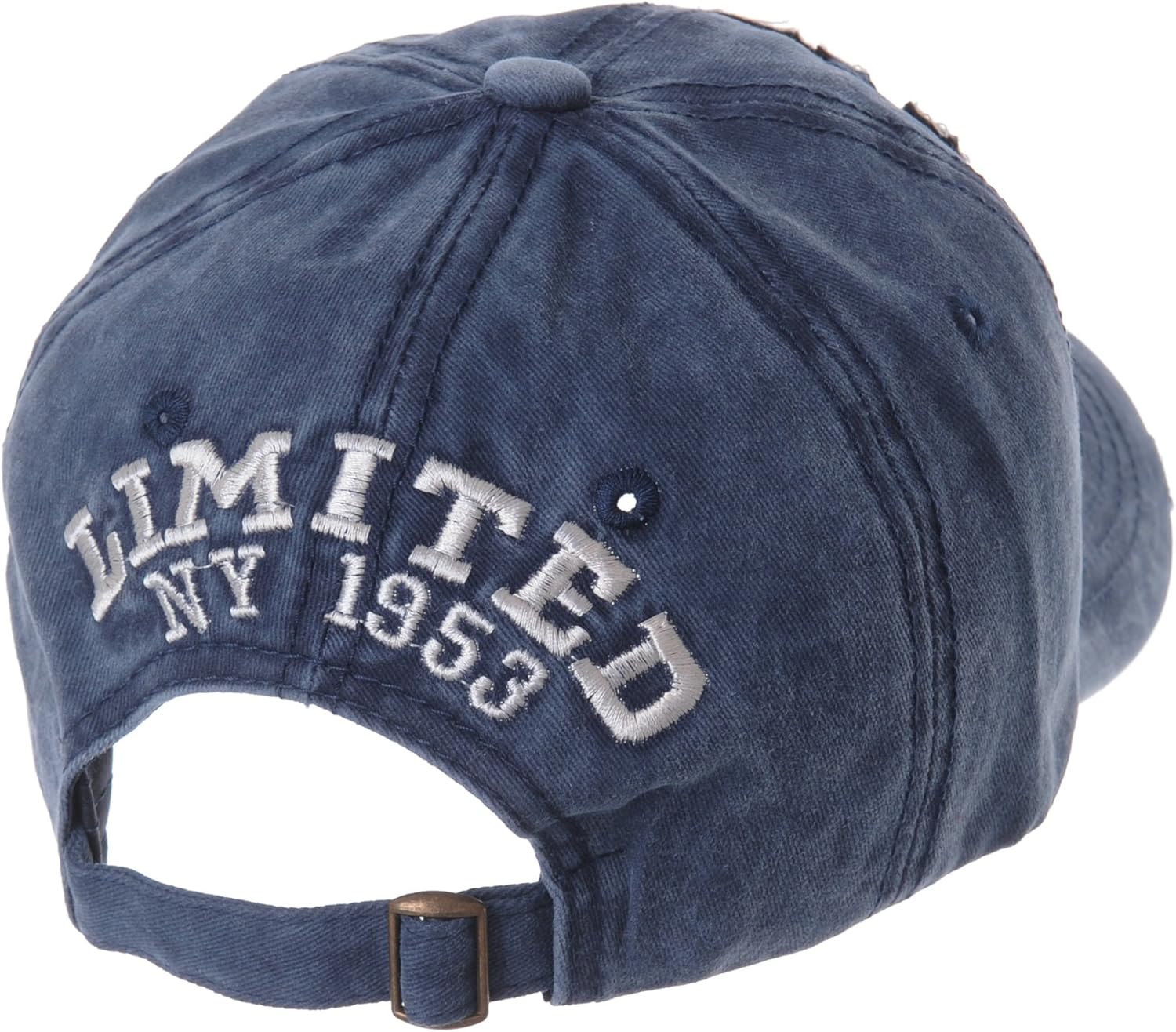 WITHMOONS Baseball Cap Washed Distressed Trucker Hat New York DW1516