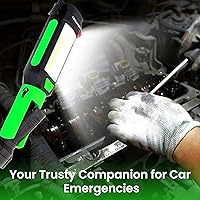 Vista 7 de AlltroLite Herramienta automática de emergencia 9 en 1 con linterna LED Kit de linterna multifunción para coche con tres modos de iluminación