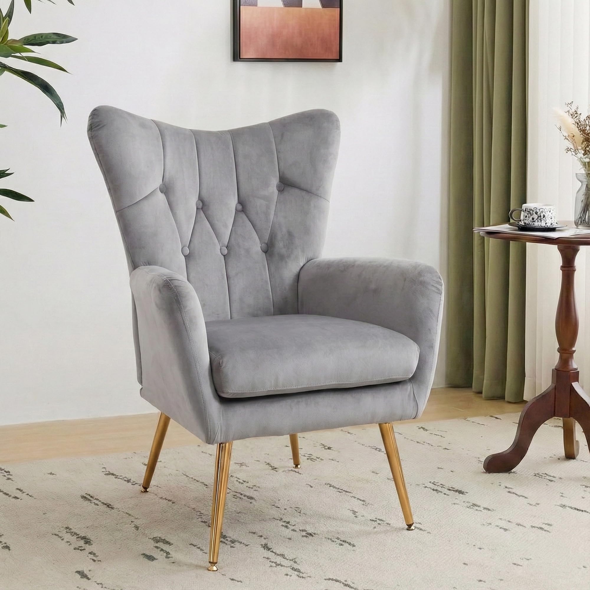 Container Furniture Direct Velvet Armchair