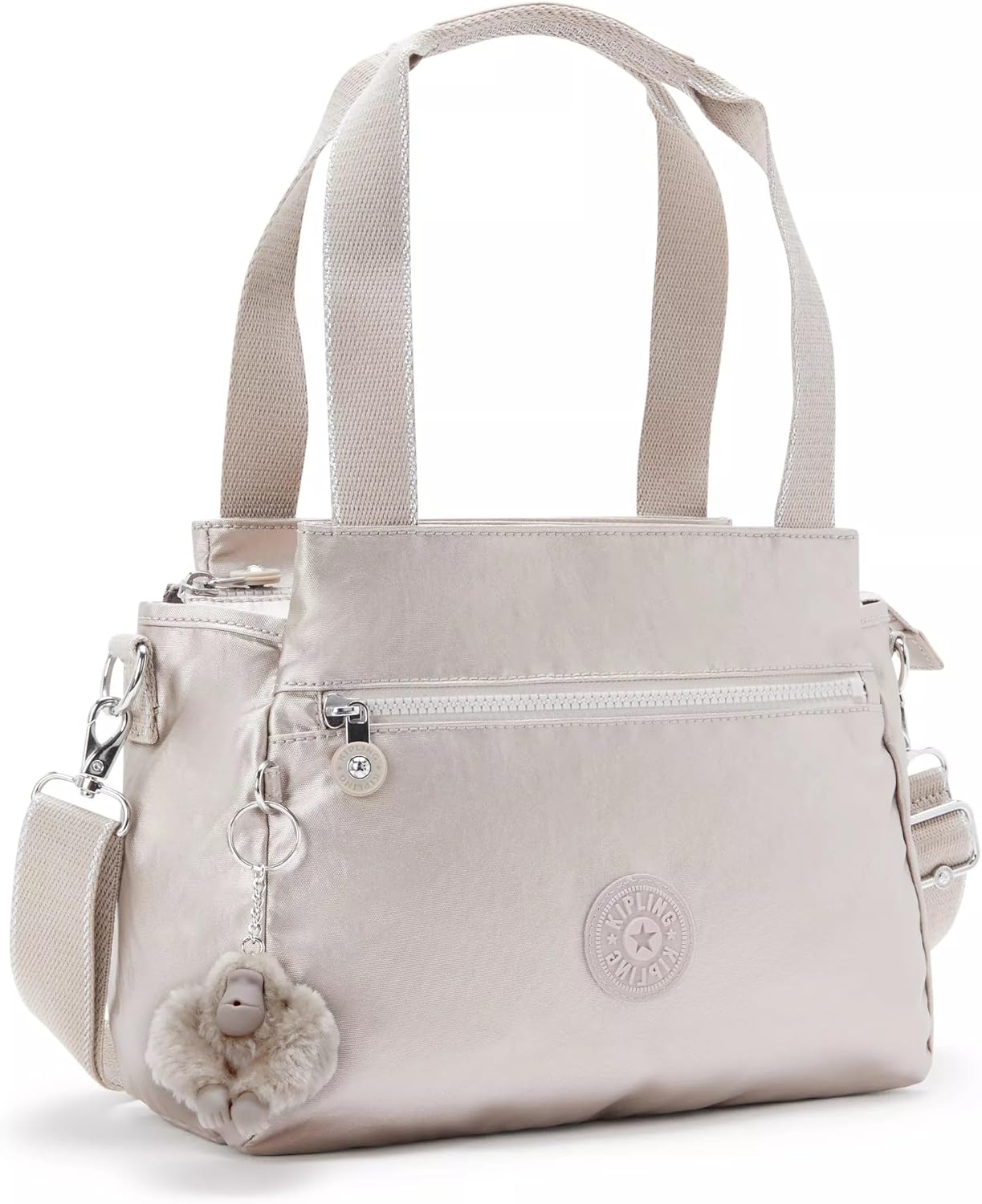 Kipling Women's Elysia Crossbody Bag, Lightweight, Multi-Compartment Magnetic Snap Pockets, Shoulder Bag - Image 5
