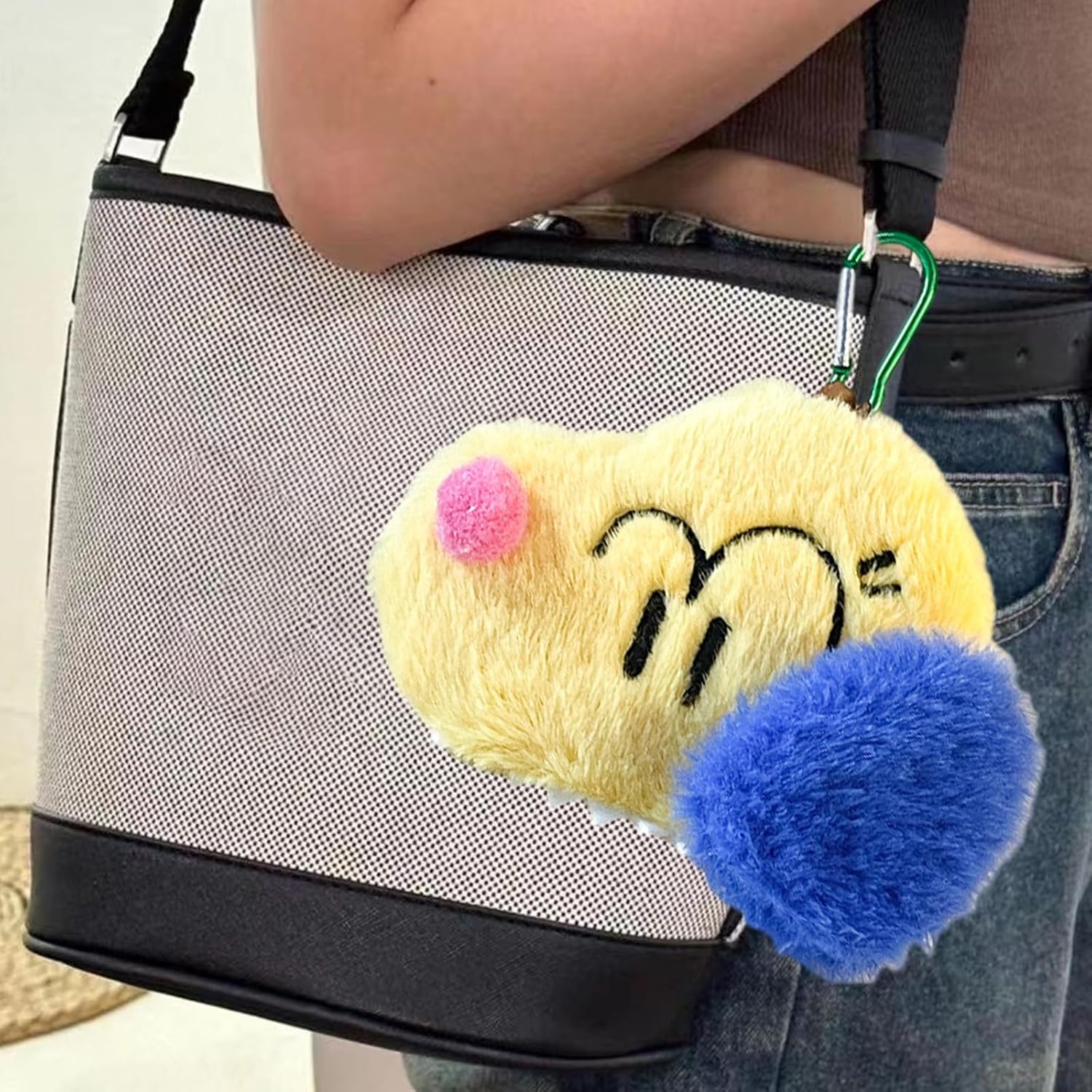 Lovely Pigs Coin Purse Headphone Storage Bag Change Bag Charm Animal Pouches Plush Dog Wallet for Girl Small Wallets Lovely P