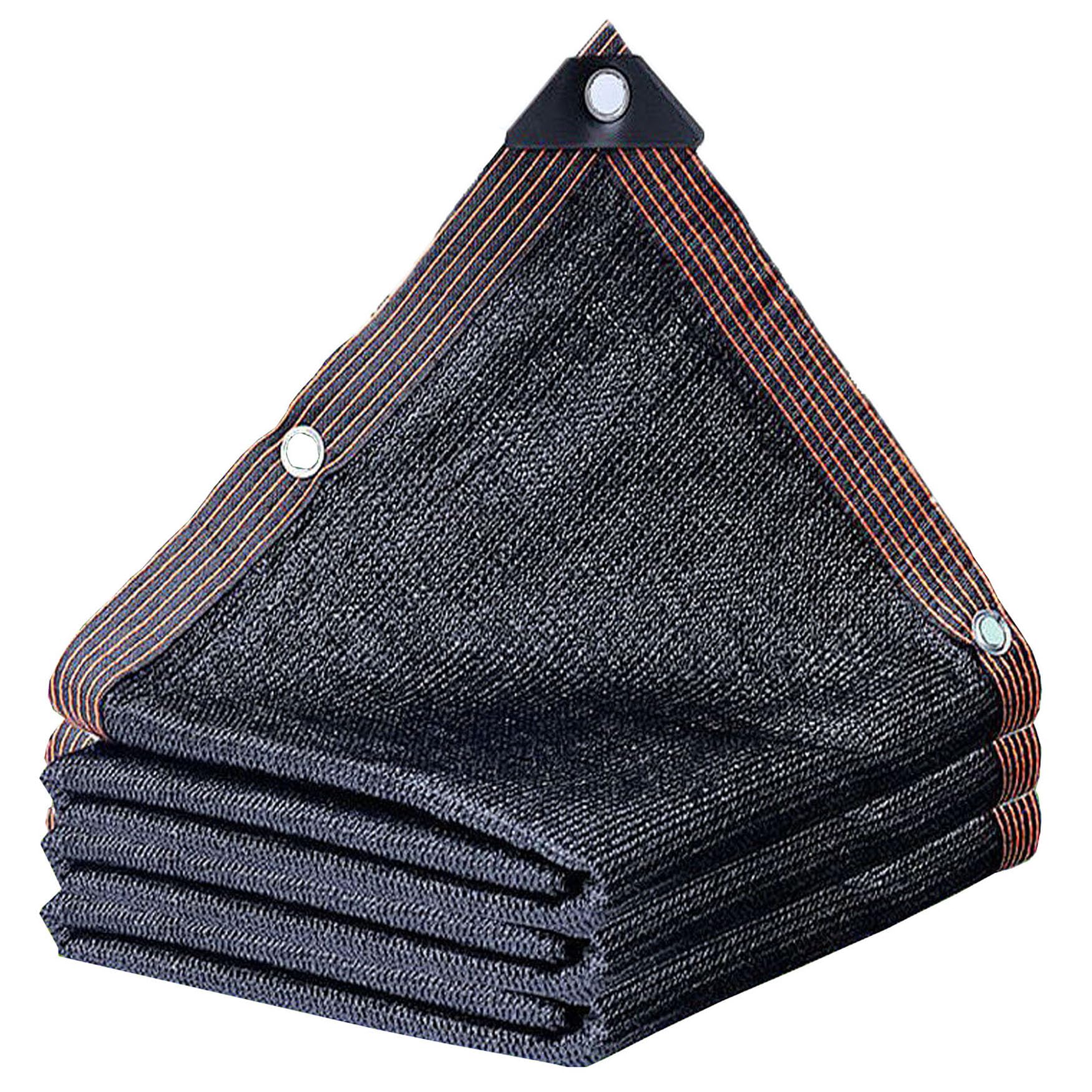 Filet d'ombrage pour serre couverture potager et brise-vent de terrasse noir