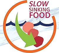 Vista 5 de Aqueon Cichlid - Pellets de comida para peces de hundimiento lento, tamaño mediano, 25 onzas