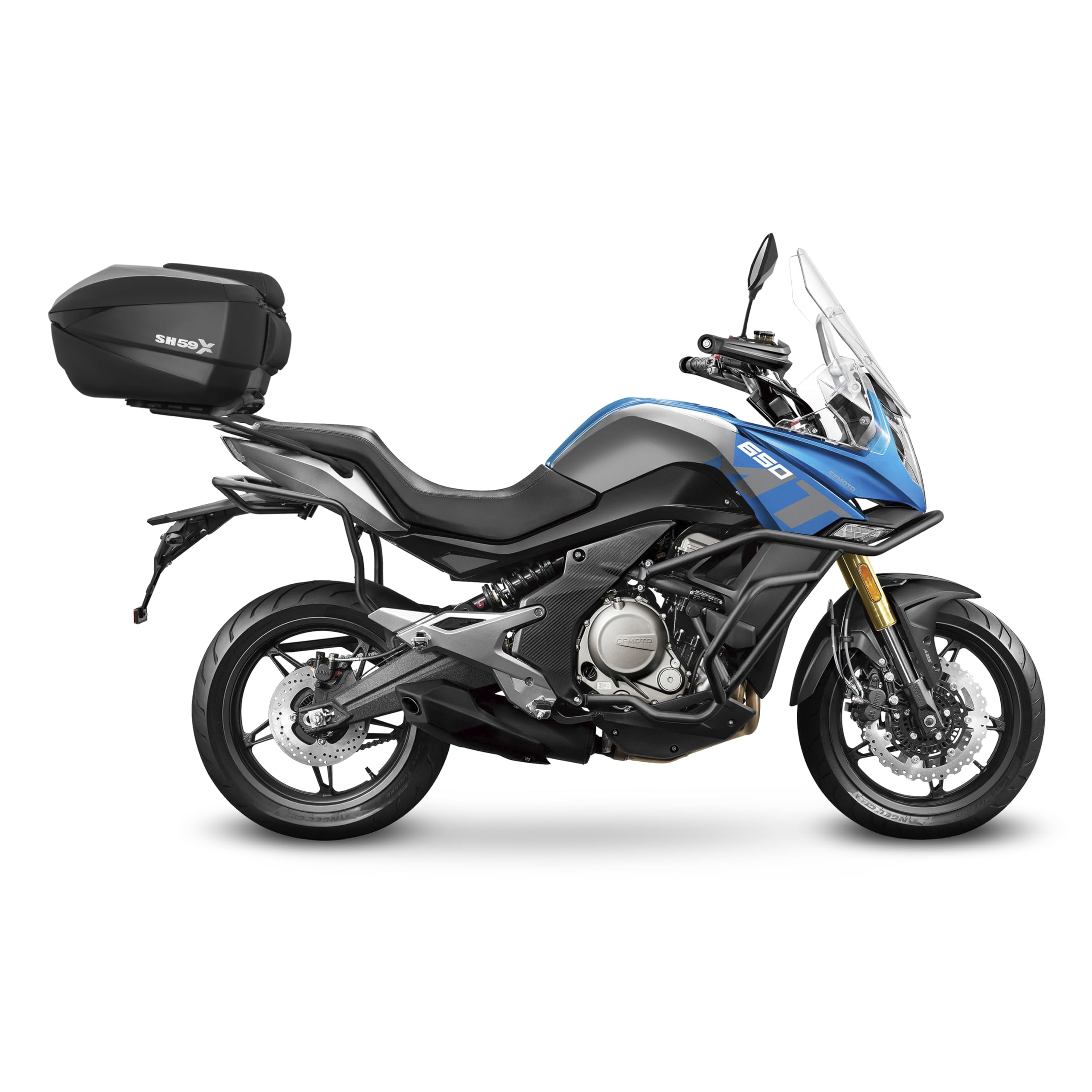 SHAD Top Master CF Moto 650 MT /700 MT, Argent (Silver)