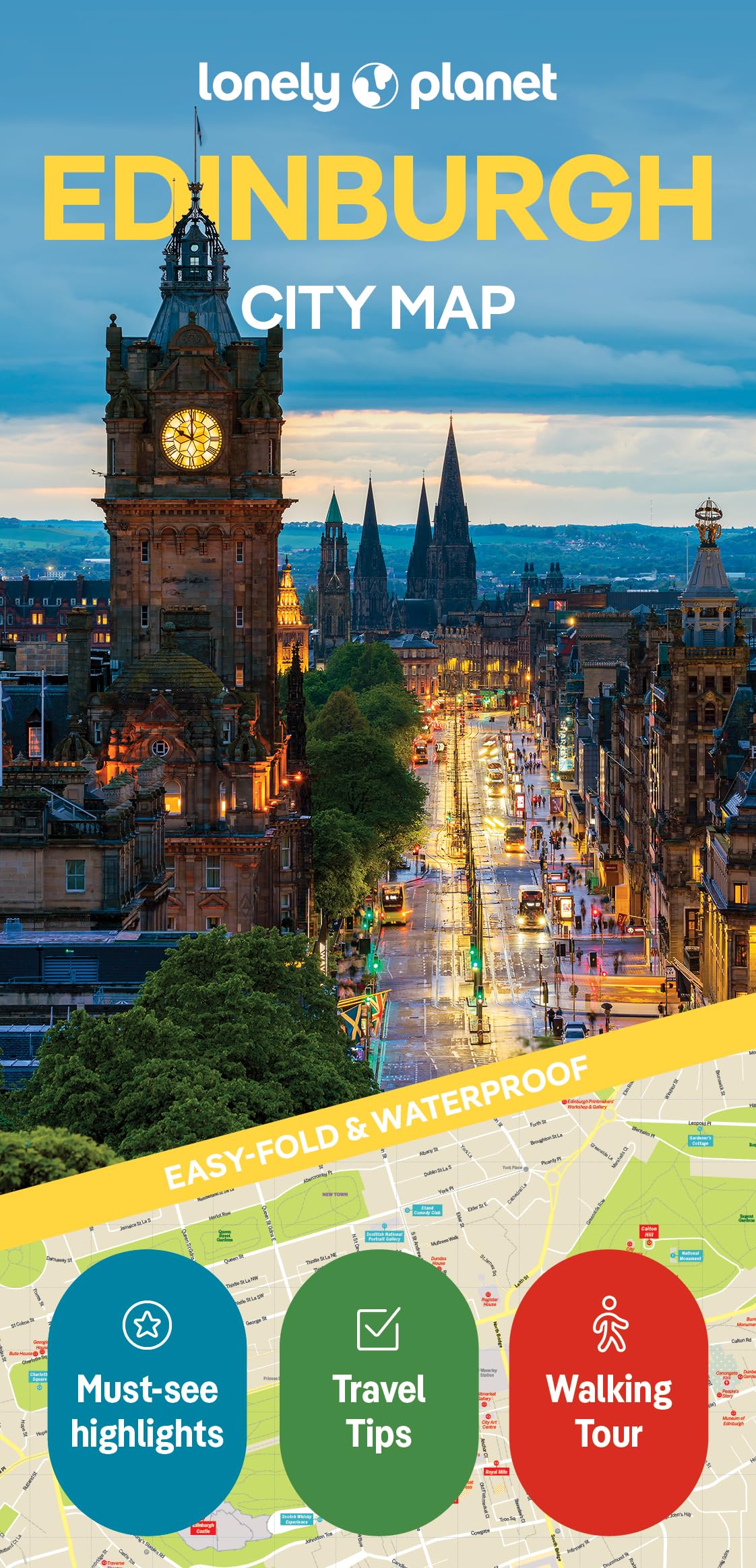 Lonely Planet Edinburgh City Map by Lonely Planet (Sheet map, folded)