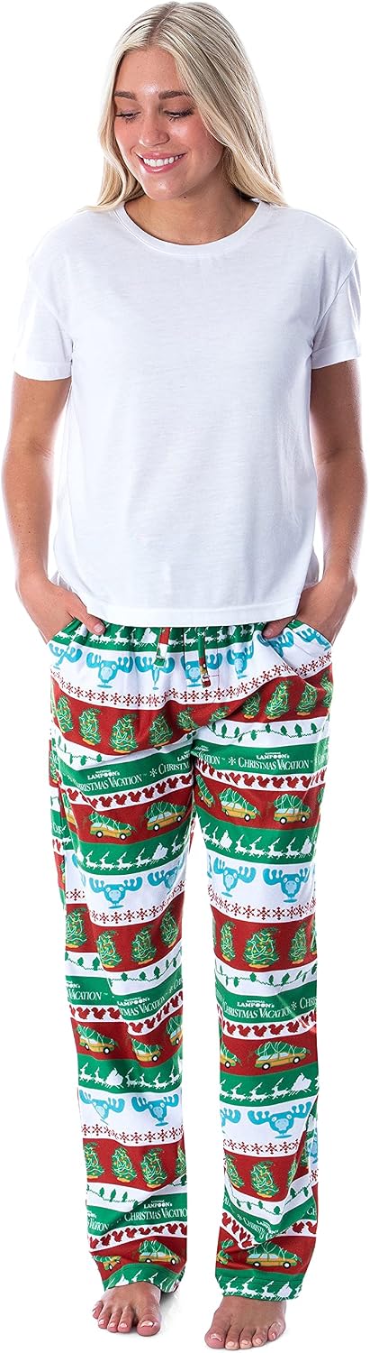 INTIMO National Lampoon's Christmas Vacation Men's Fair Isle Adult Loungewear Sleep Pajama Pants image 5