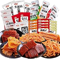 Phuumy 43pcs Spicy Strip,Spice Up Your Snack Game with Authentic Chinese Flavors: La Tiaolatiao Spicy Strips and More
