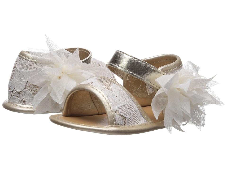 

Baby Deer Soft Sole Lace Sandal (Infant) (Champagne) Girls Shoes