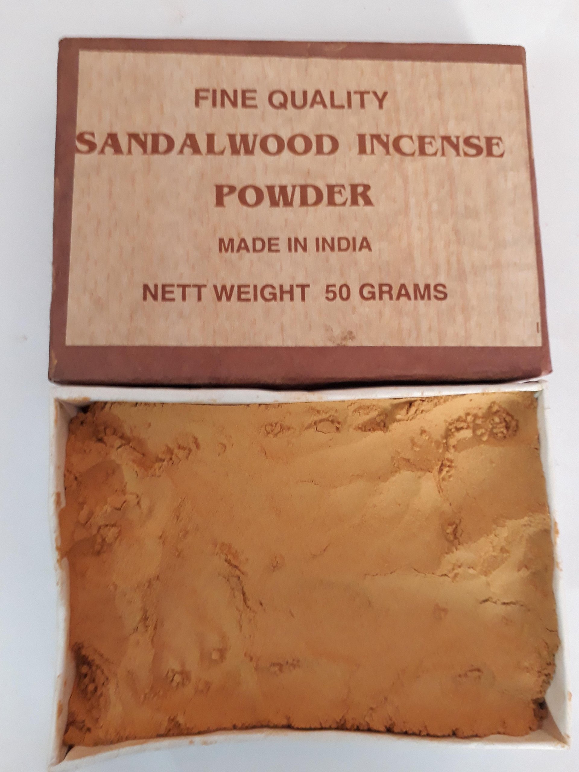 Sandalwood(Chandan) Incense Powder 50 Grams Fine Quality Pure and Natural