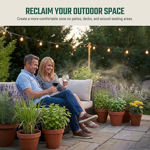 Miniatura 3 de Tactiko Garden - Kit de semillas de hierbas aromáticas para la temporada de mosquitos, 6 paquetes individuales de semillas para patio y terraza,