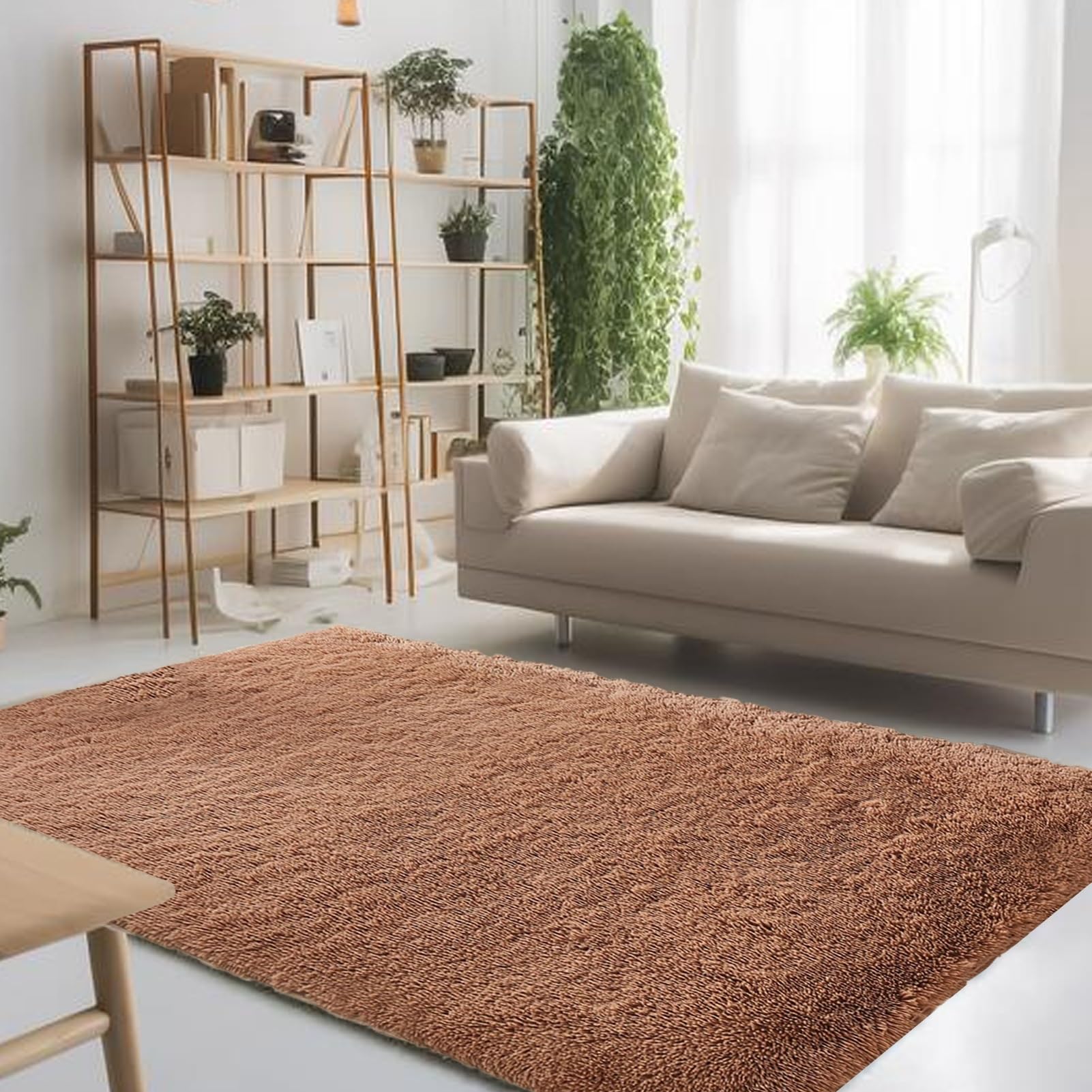 Amazon | ラグマット 70 x 70 cm 洗える滑り止め付 ラグ カーペット