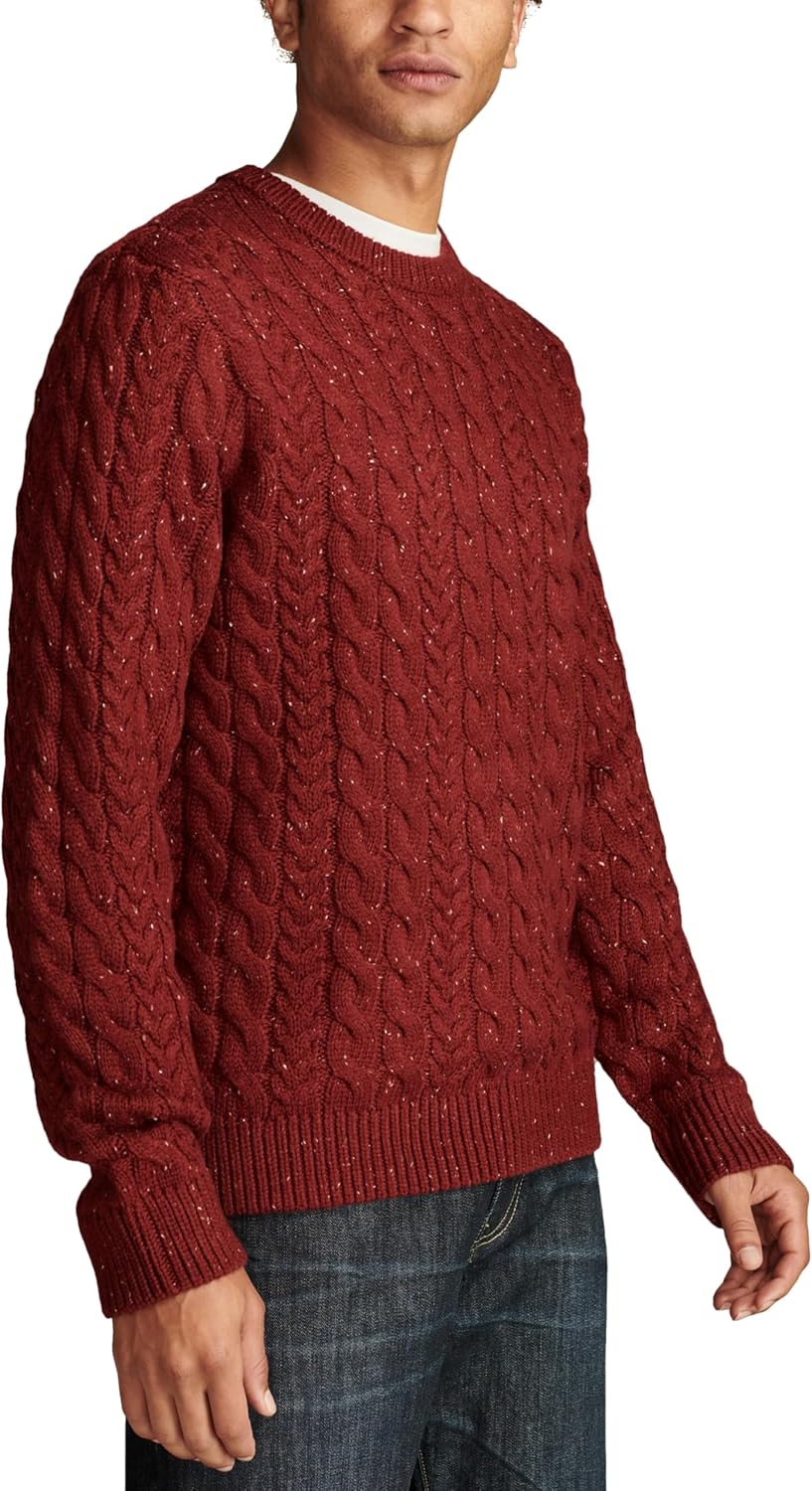 Lucky Brand Mens Cable Crew Neck Sweater - Image 3