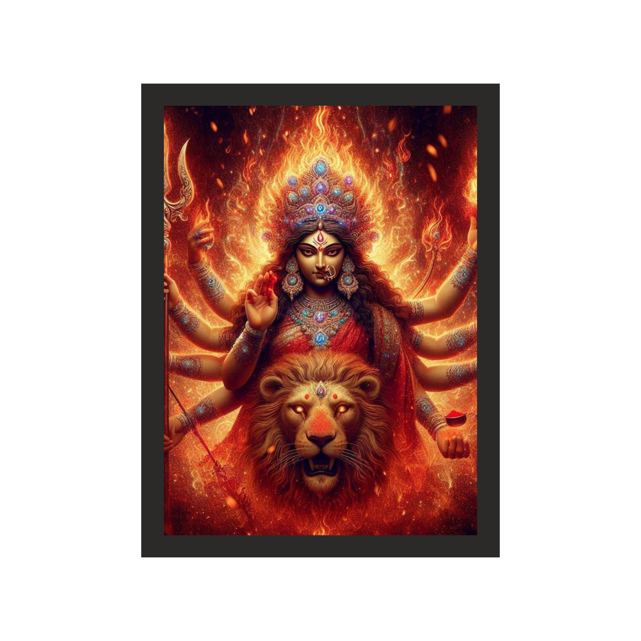 Blazing Durga: 9x12