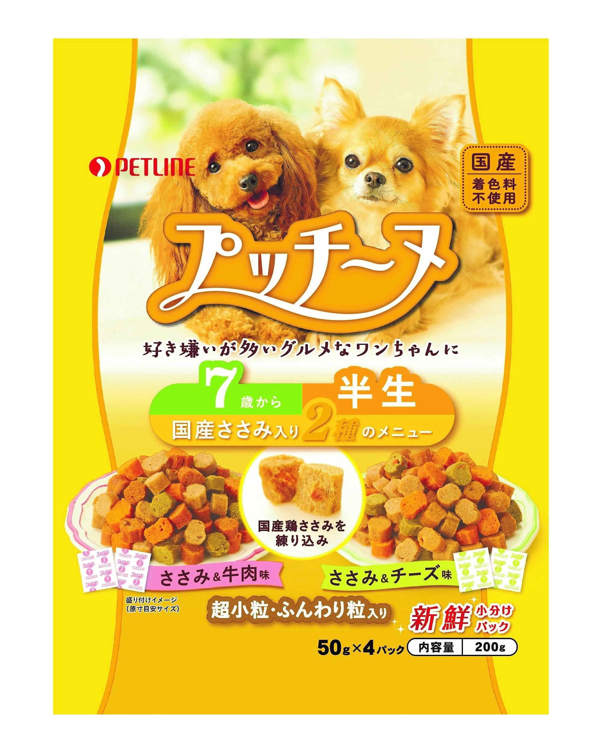 Amazon | いぬのしあわせ ペットライン プッチーヌ 半生 7歳から 国産