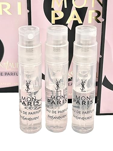 Miniatura 3 de YVES SAINT LAURENT Perfume YSL Muestra Perfume MON PARIS EDP Mujeres 0.0 fl oz  0,04 oz - Juego de 3