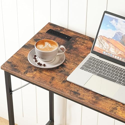 Miniatura 6 de HOOBRO Juego de mesa de bar y sillas de 3 piezas, mesa de pub de 39.4 pulgadas, mesa de bar superior alta con estación de carga, mesa de comedor de