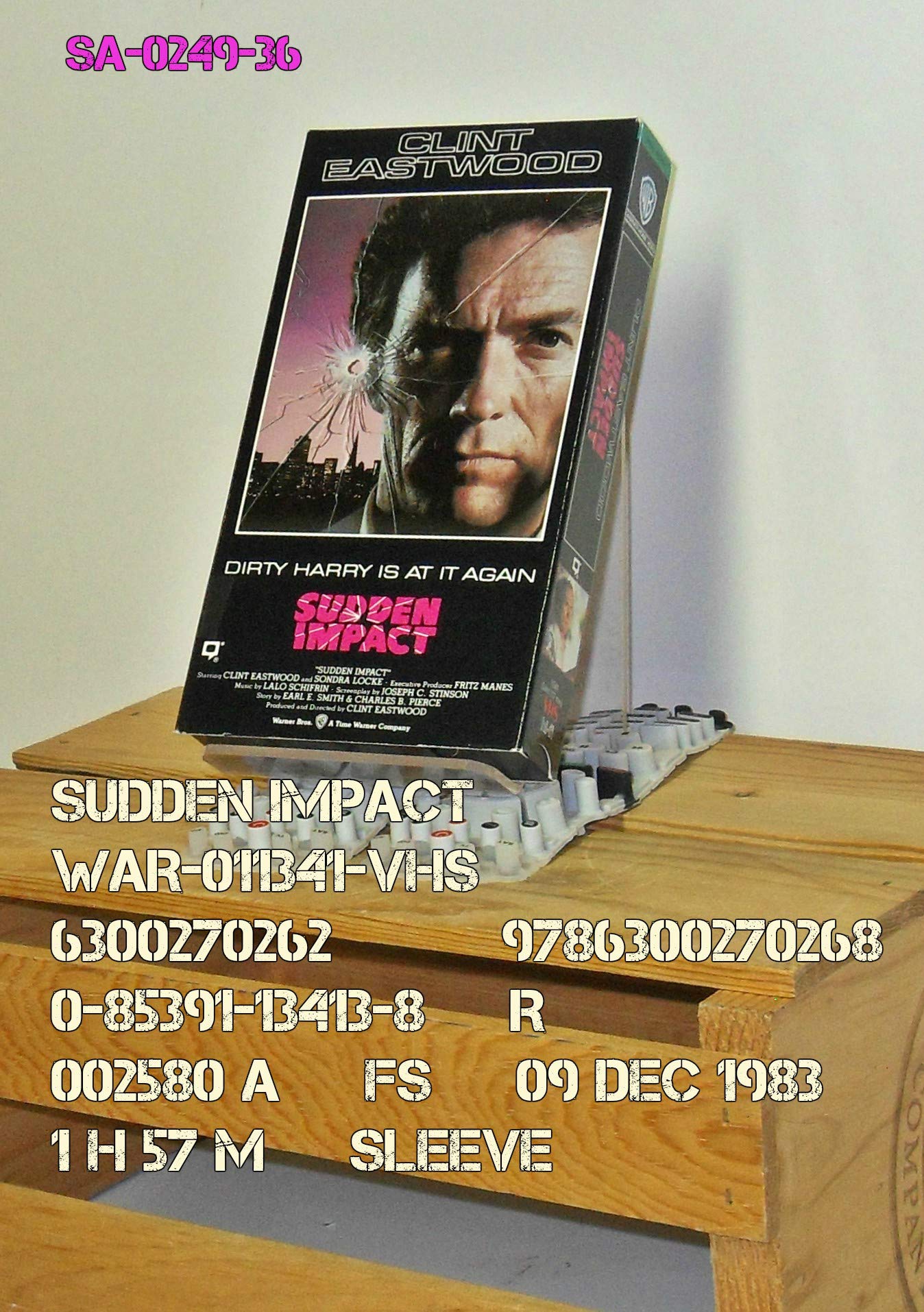 Sudden Impact VHS solucione la falta de cine clásico americano original en su videoteca retro