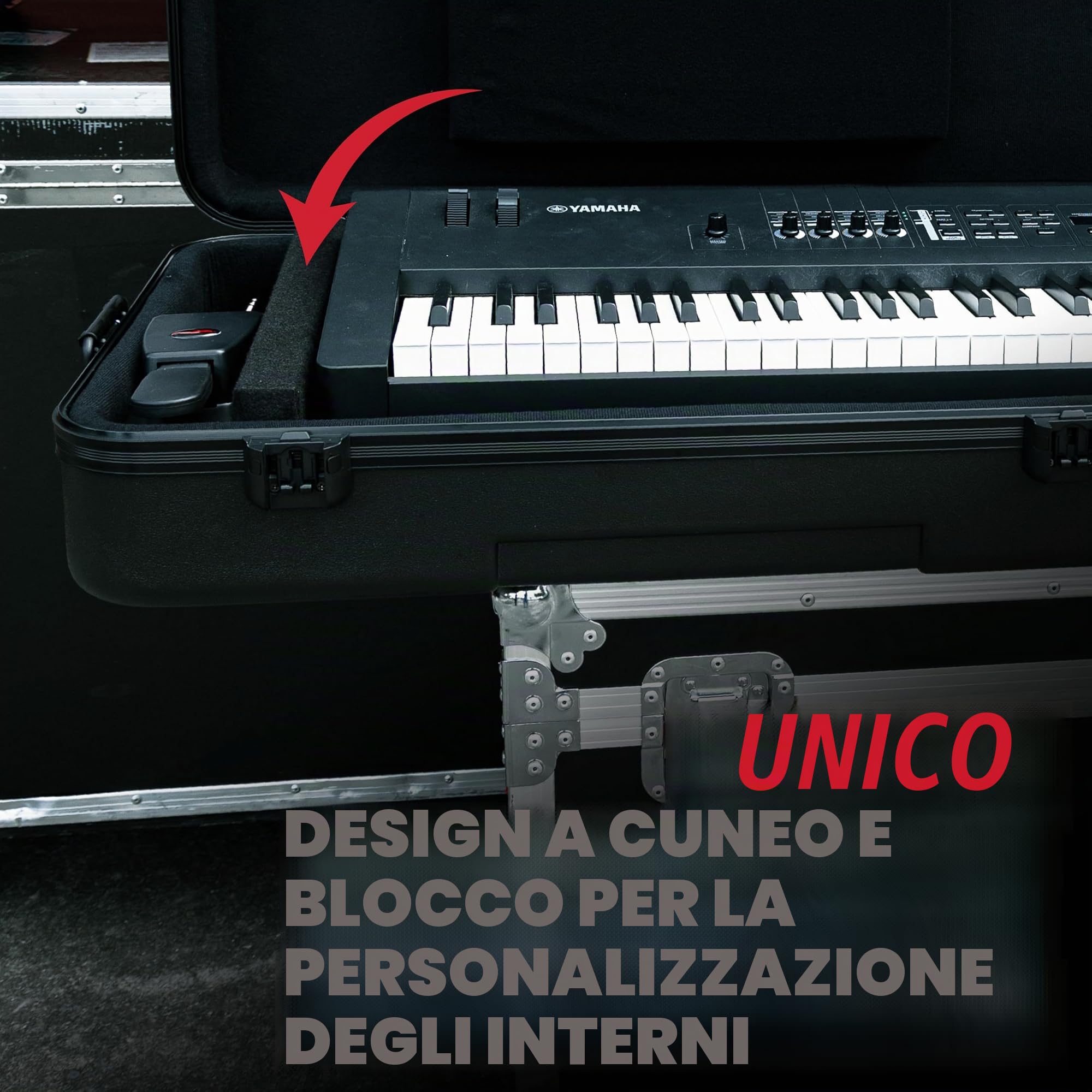 Gator GTSA-KEY88D - astuccio per tastiera 88 tasti extra profonda