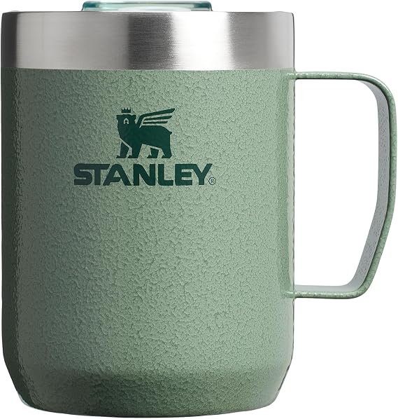 Stanley Classic Legendary Camp Mug Paslanmaz Çelik Termos Bardak, 0.23 L, Yeşil (Hammertone Green)