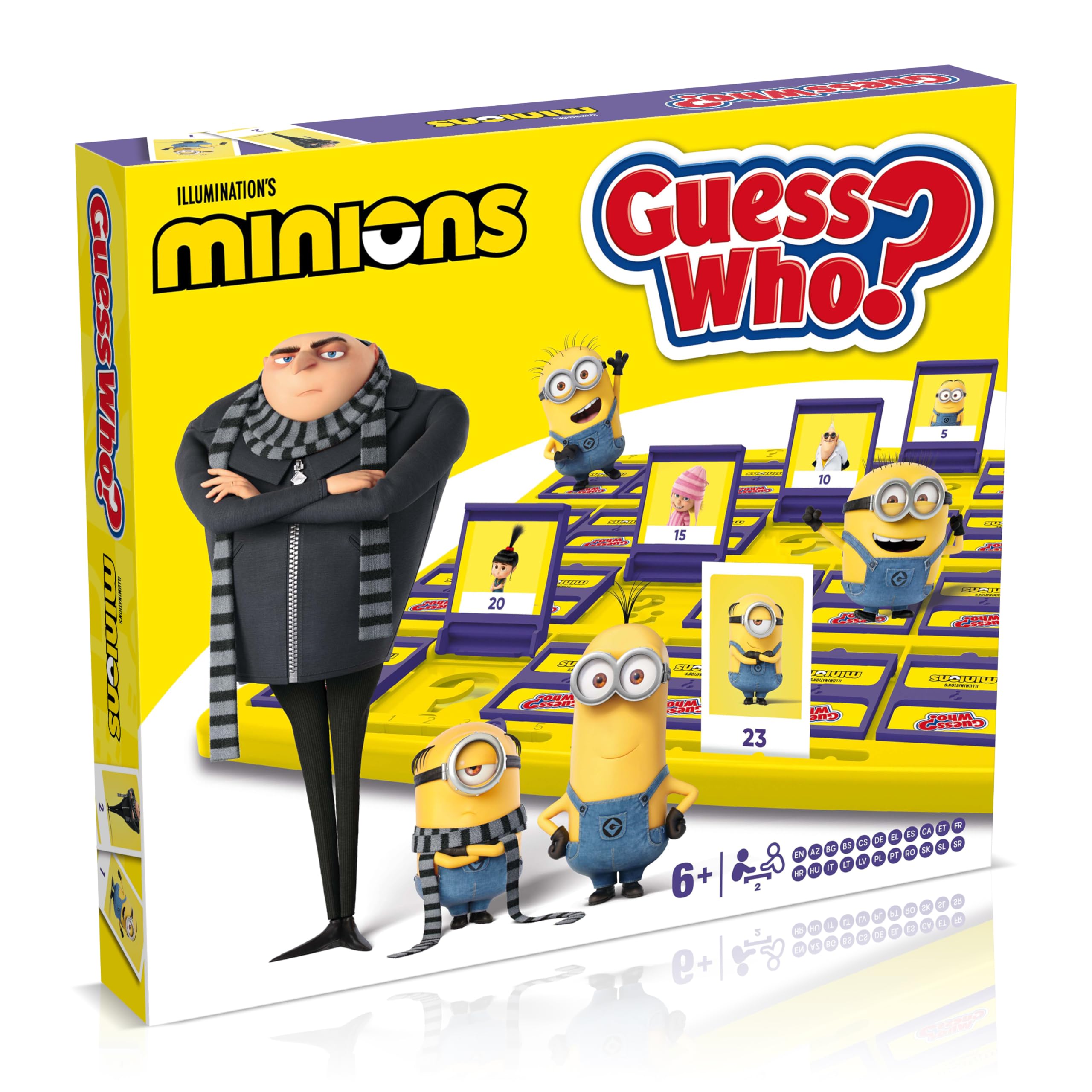Winning Moves Minions Guess Who? Classic Guessing Board Game for Families and Minions Fans great gift for ages 6 plus