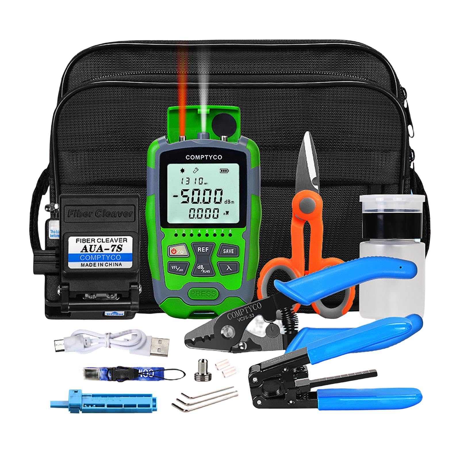 ATORSE™ Fiber Optical Tool Kit Cable Plier Plier Tool Visual Fault Locator-image-8