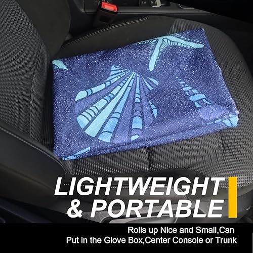 Miniatura 270 de Funda protectora de asiento de automóvil, para asientos delanteros, para entrenamiento de gimnasio, correr, nadar, playa y senderismo, impermeable