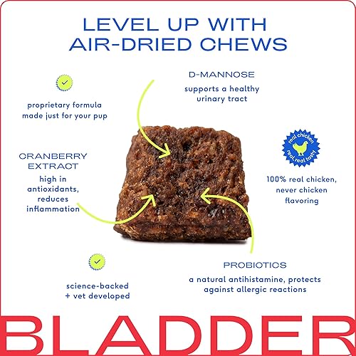 Miniatura 9 de Native Pet Tratamiento de infecciones urinarias para perros  Masticables de arándano para perros y gatos  Control de la vejiga para perros