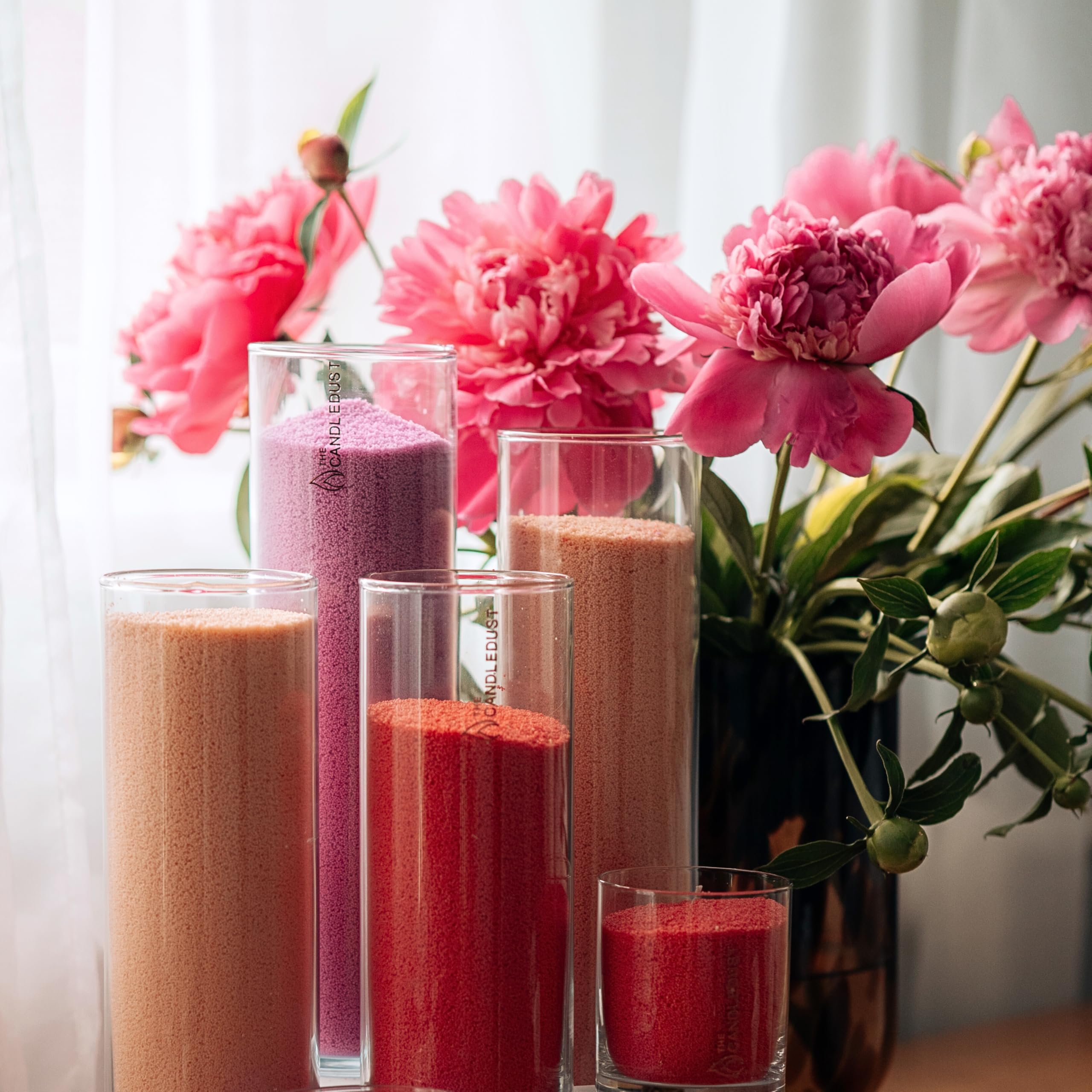 The Candledust 10KG Kerzensand mit Dochten, Nude Fabre | 2500 Stunden Brenndauer, Pflanzenwachs Für Selbstgemachte Kerzen Mit 100 Dochten | Duftneutral, Langanhaltende Brenndauer Für Hochzeiten & DIY