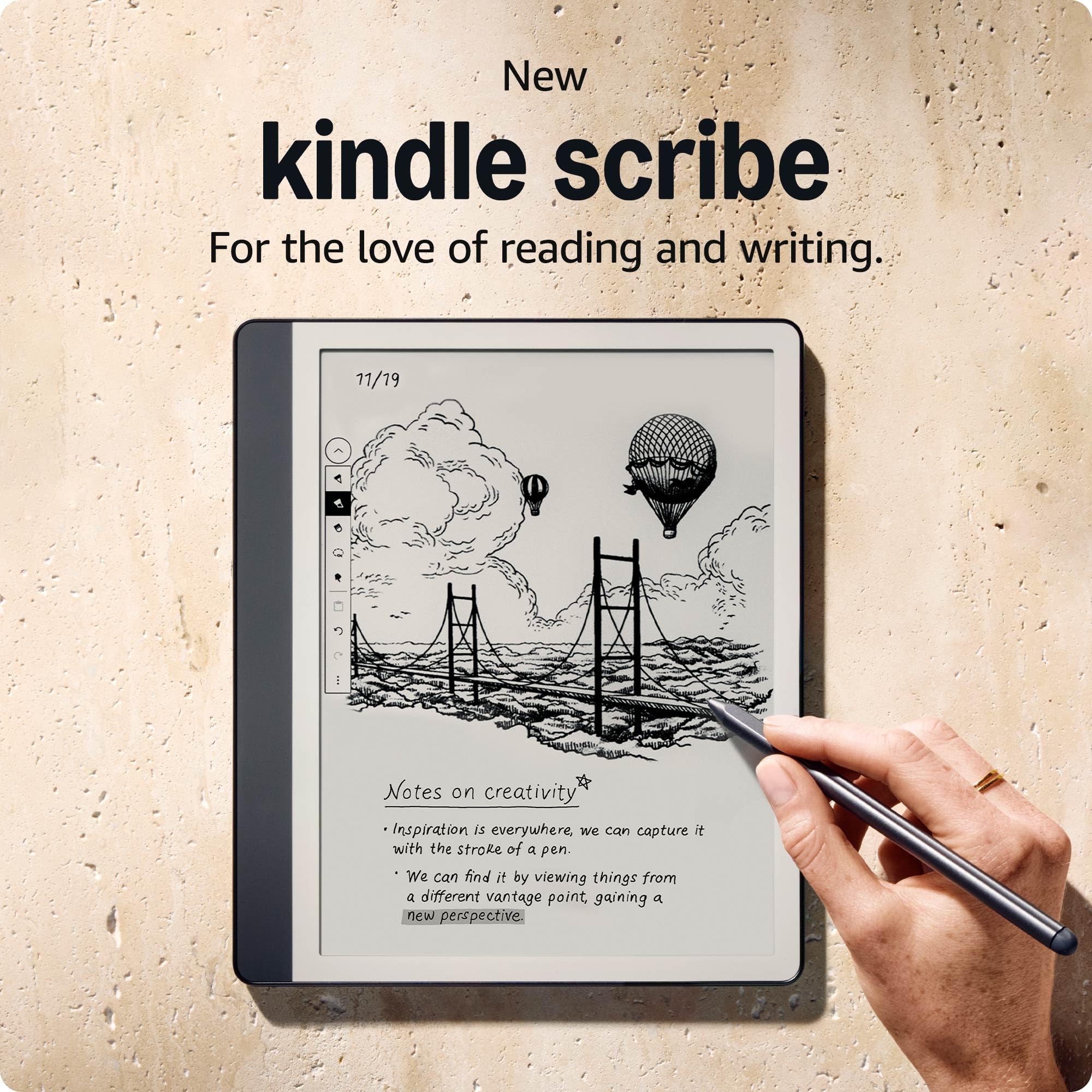 New Amazon Kindle Scribe 16gb Redesigned Display With Uniform  