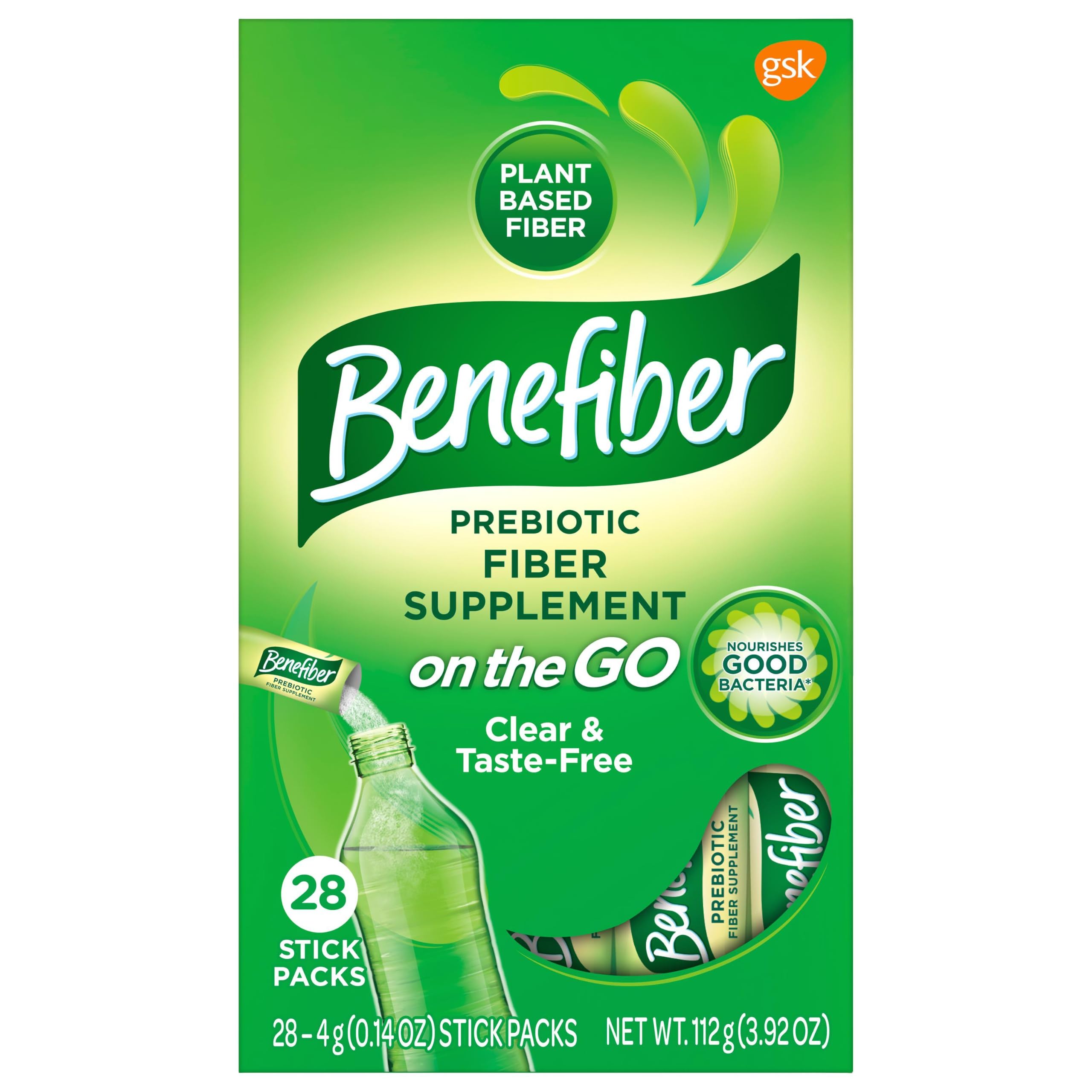 Benefiber Prebiotic Fiber Supplement Powder, Unflavored, 28 Stick Packs — Amazon image 13