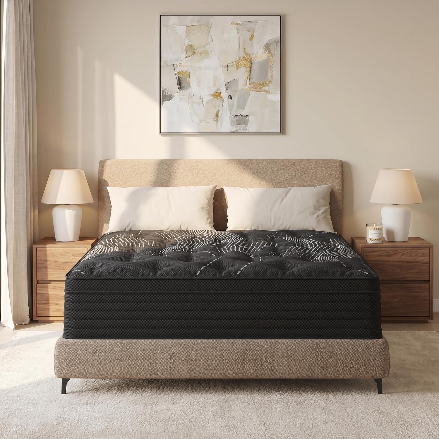 Photo 1 of HAOREN Queen Hybrid Medium Firm Mattress