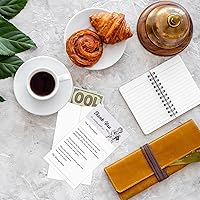 Vista 7 de Geyee Paquete de 100 sobres de punta de agradecimiento para limpieza de casa, sobres autoadhesivos para efectivo para hotel, motel, monedas