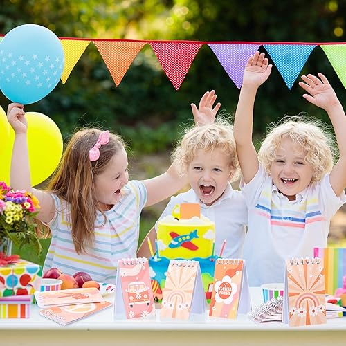 Miniatura 7 de Faccito 24 cuadernos hippie, groovy, retro, hippie, bohemio, espiral, mini bloc de notas, cuaderno de bolsillo para niños, hippie, bohemio, Groovy,