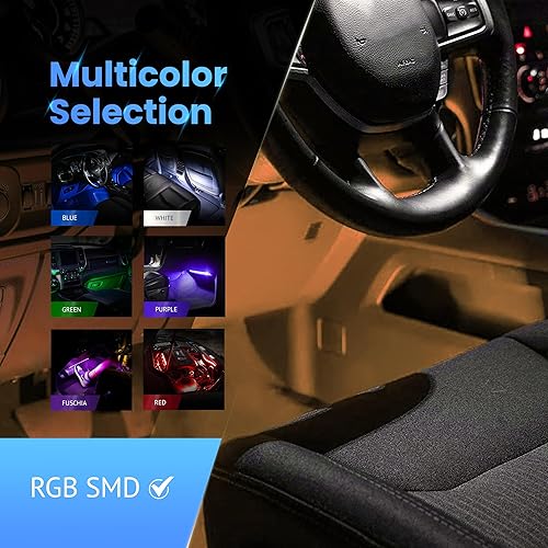 Miniatura 4 de Alpena - Kit de inicio MultiGloz, luces LED para exteriores e interiores, tiras de luces LED AlpenaLink RGB para automóviles, SUV, camiones y más,