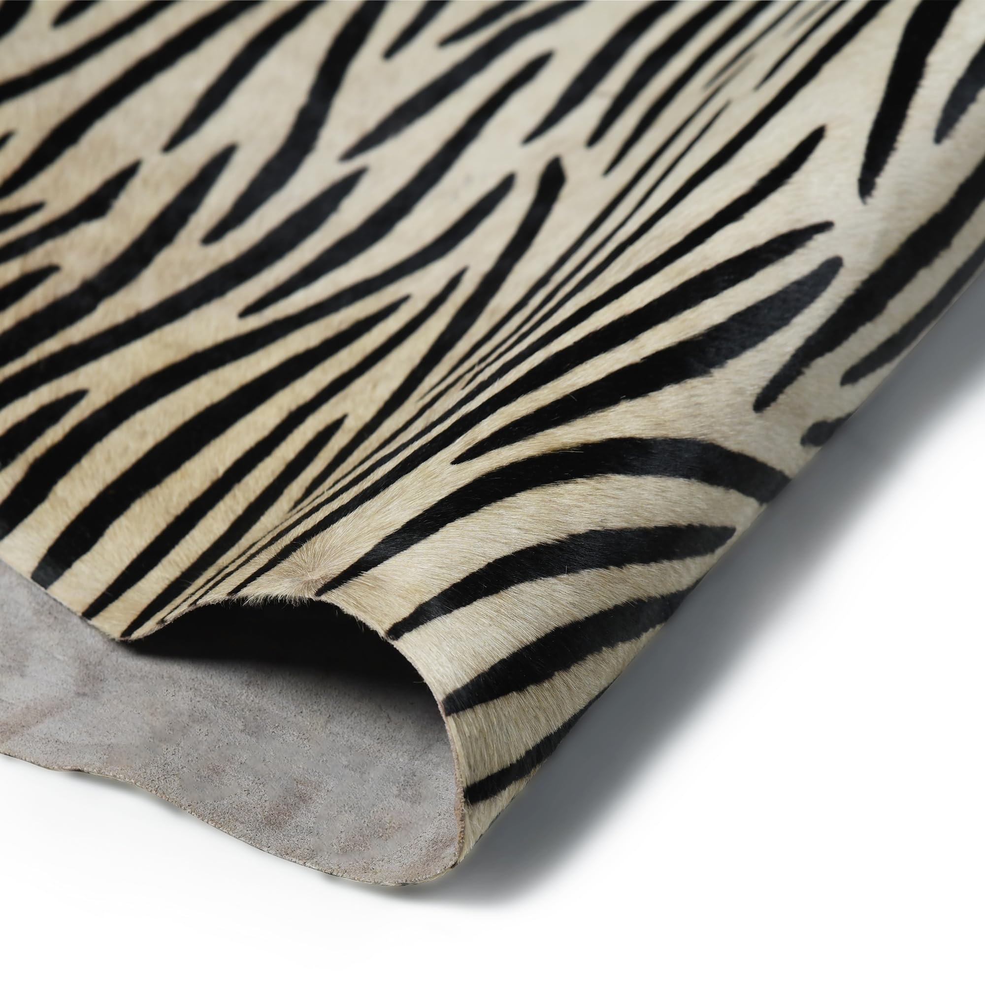 Chandair Zebra Print Cow Hairon Leather Sheet - Premium A-Grade Leather Sheets for Crafting, DIY, Bags, Shoes, and Accessories - 2mm Thick Easy to Cut, Eco-Friendly, and Non-Toxic.-image-3