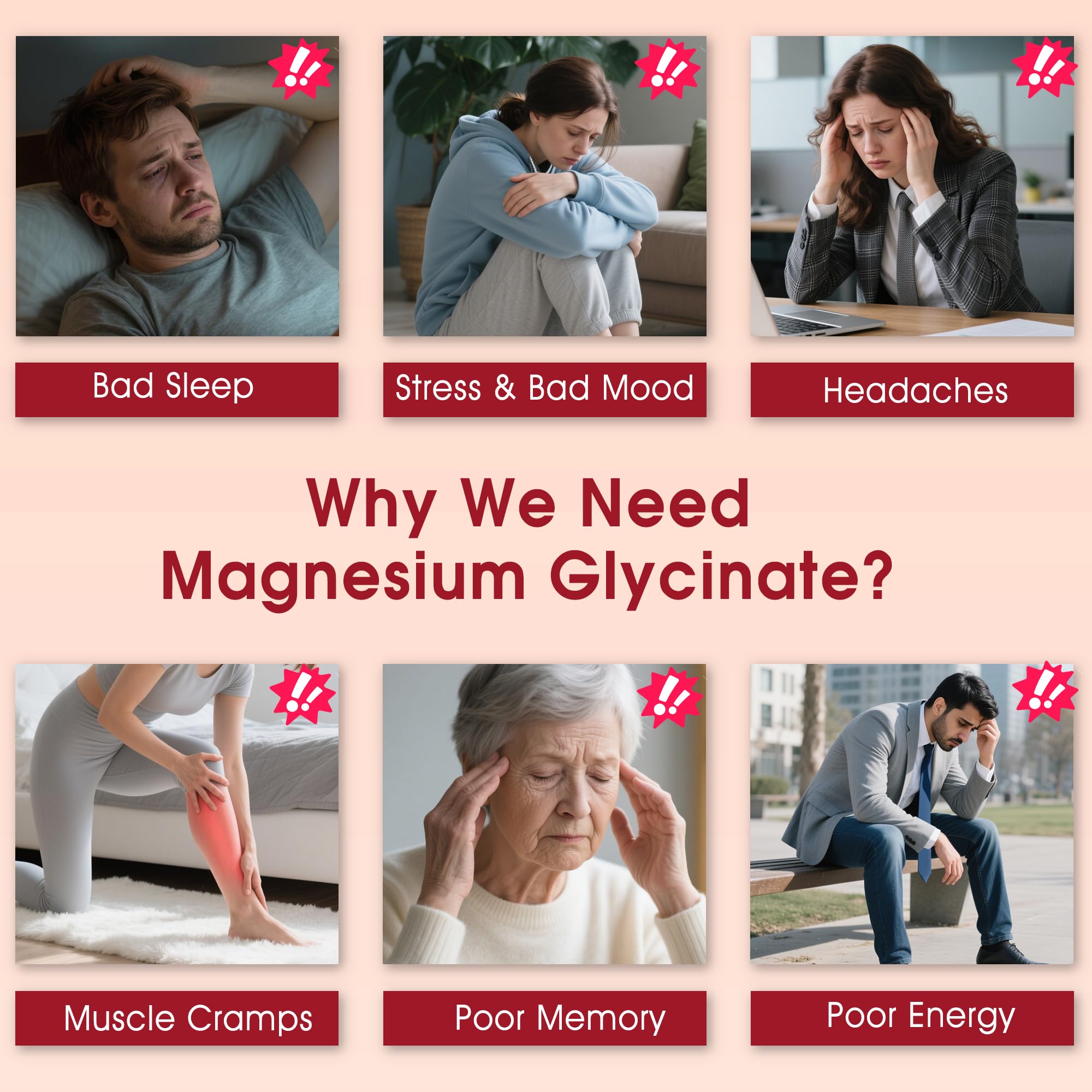 Magnesium Glycinate Gummies 400mg with Zinc, Sugar Free Chewable, 90 Count — Amazon image 5