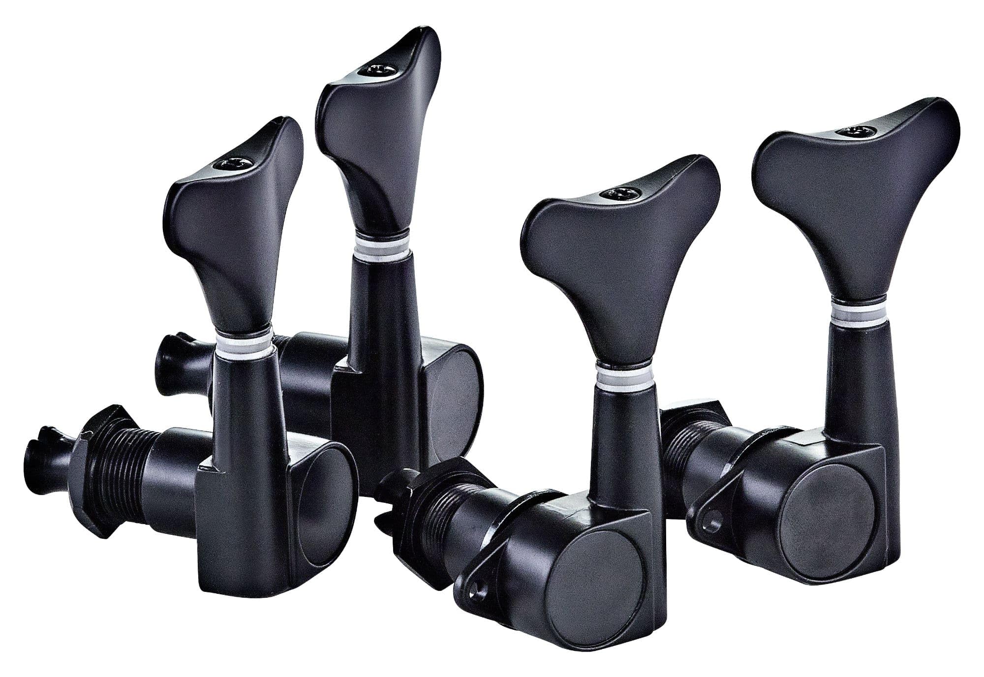 ORTEGA OTMEB22-GB - Juego de mecánicas de bajo acústico y eléctrico, 2+2, color negro