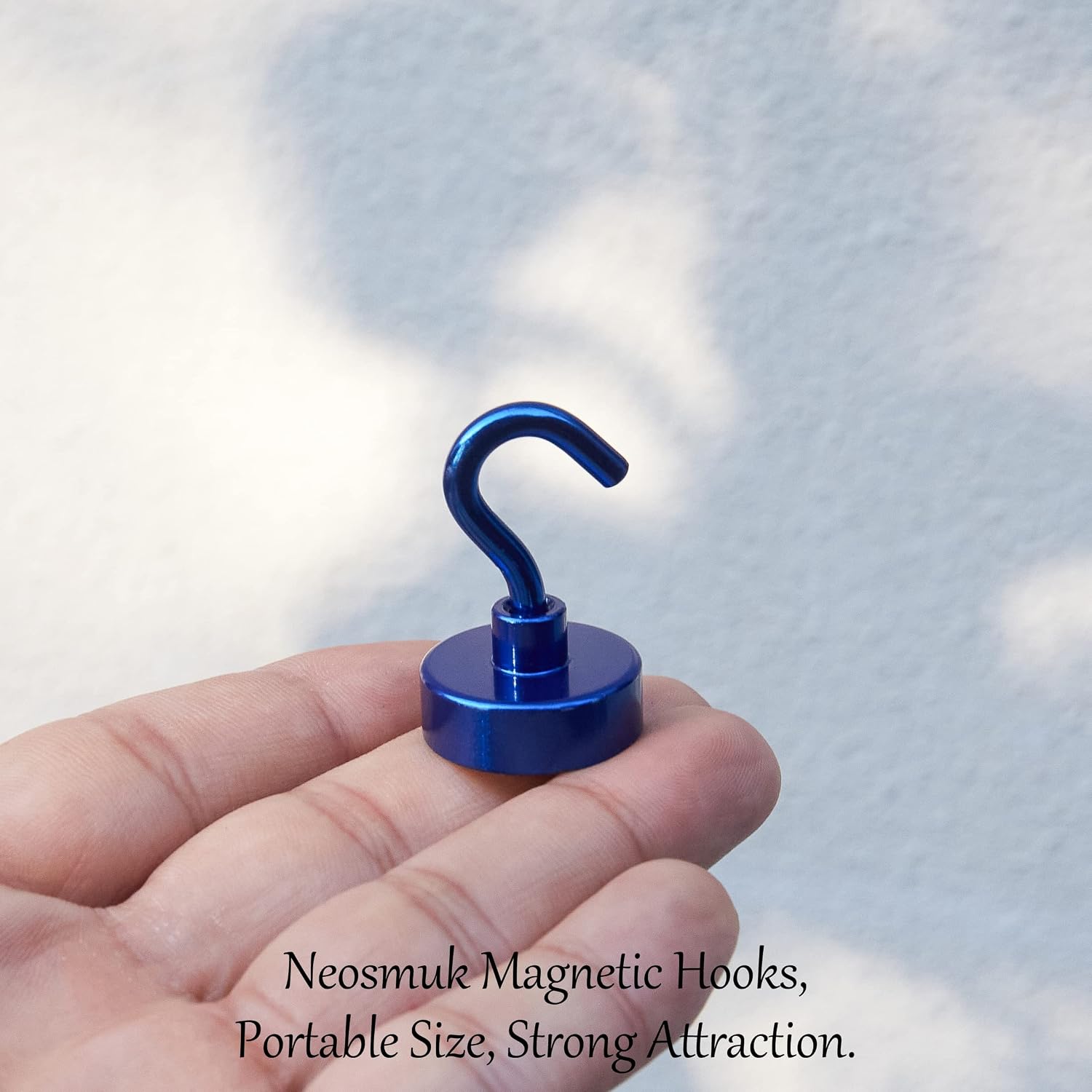 Neosmuk Magnetic Hooks, 40lb Heavy Duty, Navyblue, 10 Pack image 3
