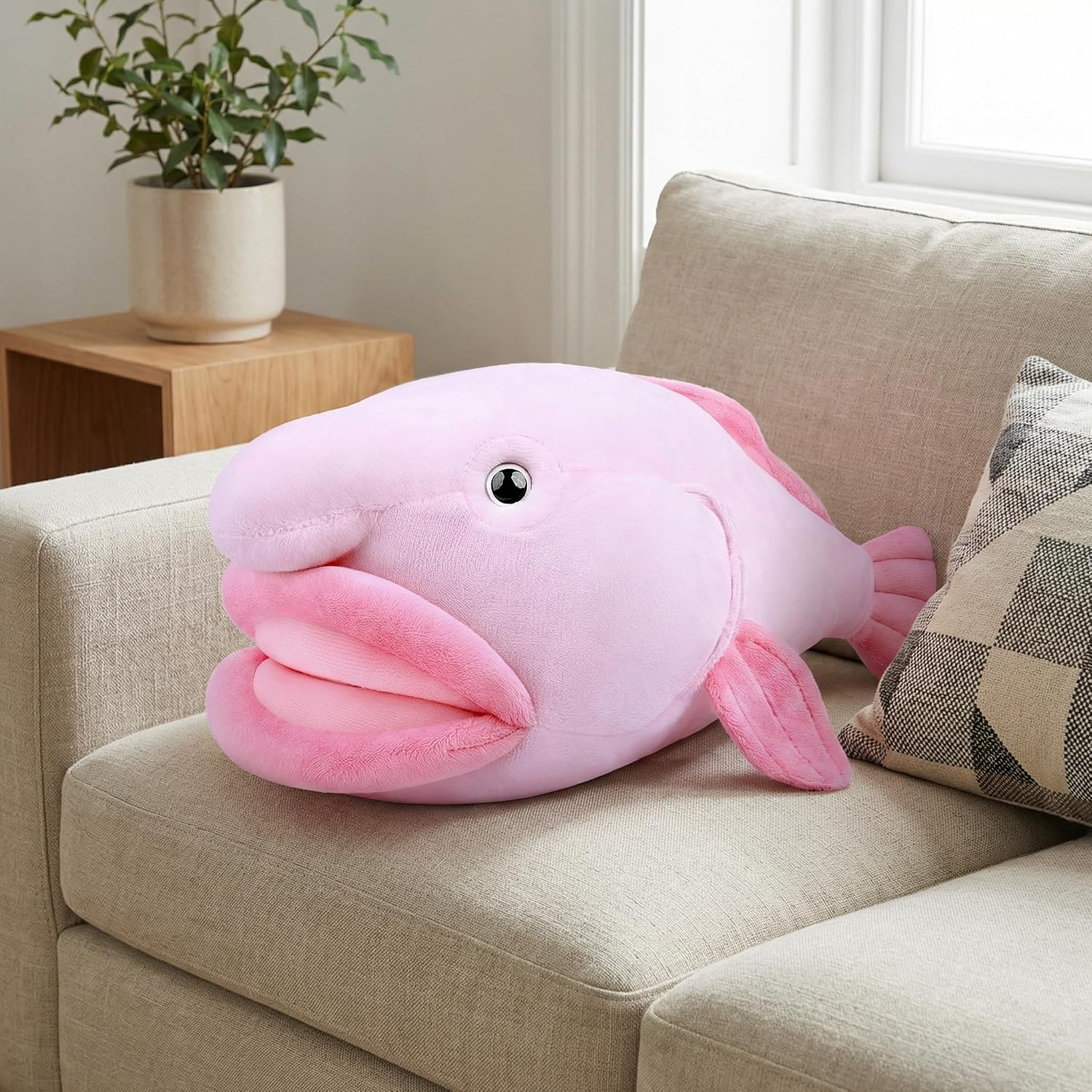 Blobfish Plush Stuffed Animal Toy, 13‘’ Blobfish Plushie Toys, Sea Fish Collectibles Gift for Kids