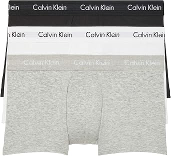 Calvin Klein Men Boxer Short Trunks Stretch Cotton Pack of 3
