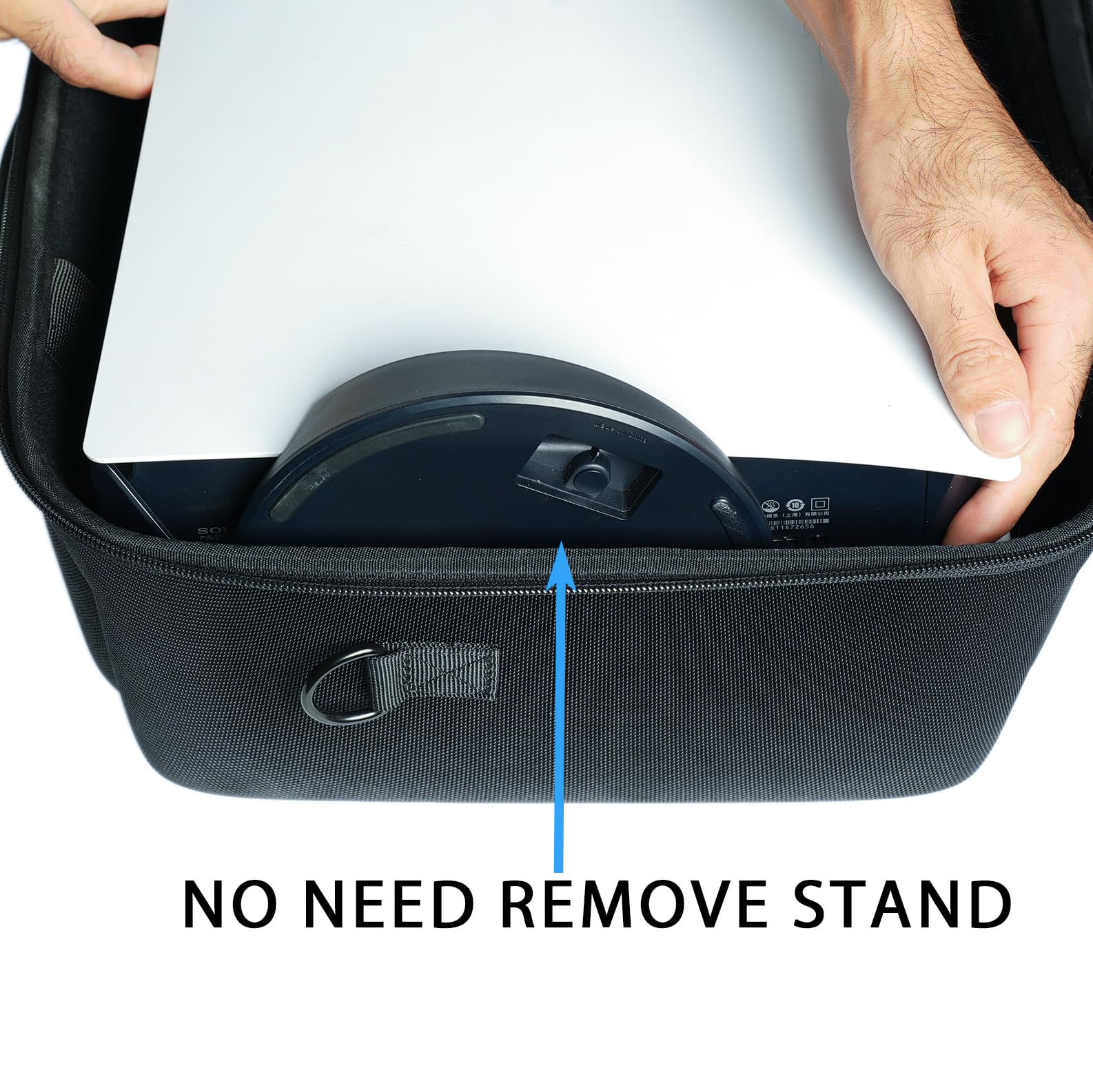 Custodia rigida imbottita per PS5/Pro/Slim, scomparti multipli per PS5 e accessori, tutto in un'unica borsa protettiva imbottita per PS5