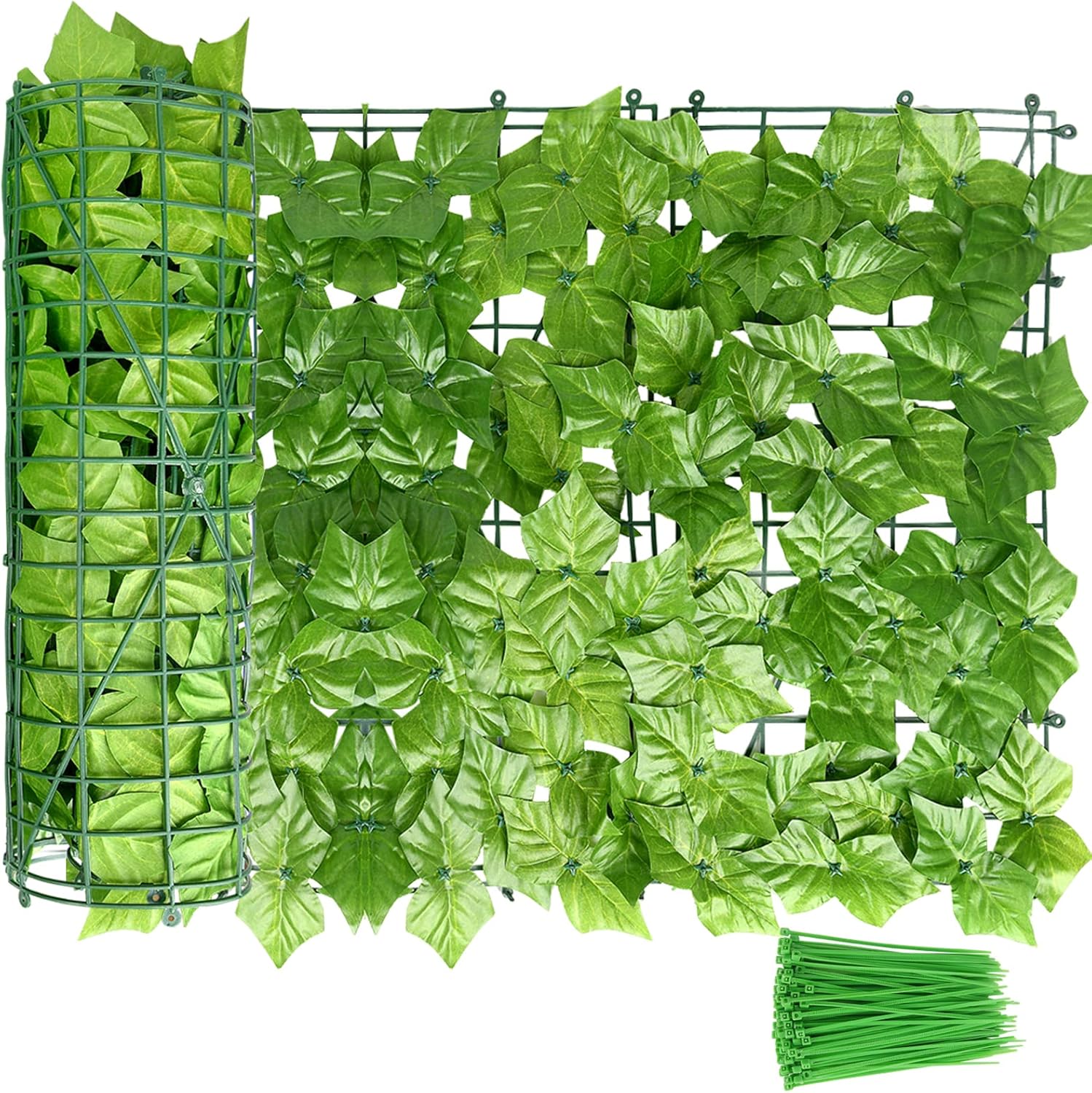 Artificial Plant Ivy Leaf Fence, 12Pack 9.84 “x19.6 Simulated Creeper Plant Wall Greenery