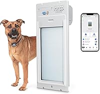 Vista 12 de Puerta enrollable automática Power Pet de la marca High Tech Pet - Panel motorizado enrollable para mascotas, control manual y de aplicación WiFi